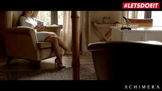 XCHİMERA-Lauren Crist - Seksi Çek genç Olgun Deneyimli Bir Adamla Sert Seks Yapmaya Çalışıyor