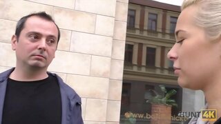 HUNT4K. فاتنة مريض من محبي تقرر ممارسة الجنس مع غريب